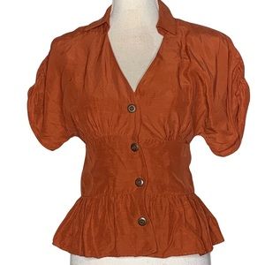 Kookai Linen Blend Top